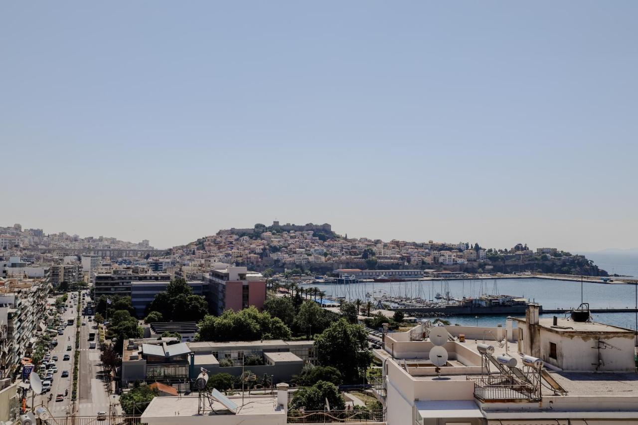 Aura Celestia Apartment Kavala Bagian luar foto