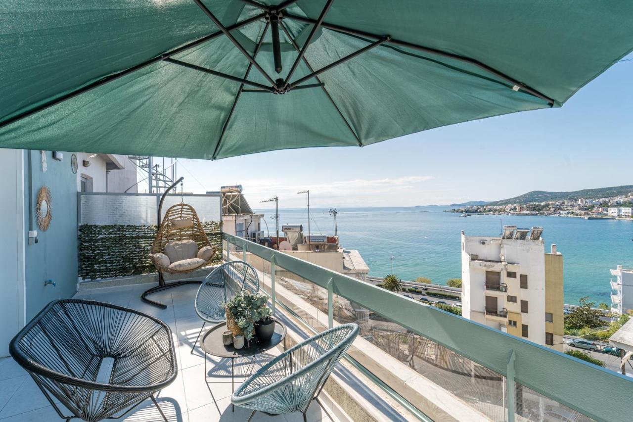 Aura Celestia Apartment Kavala Bagian luar foto