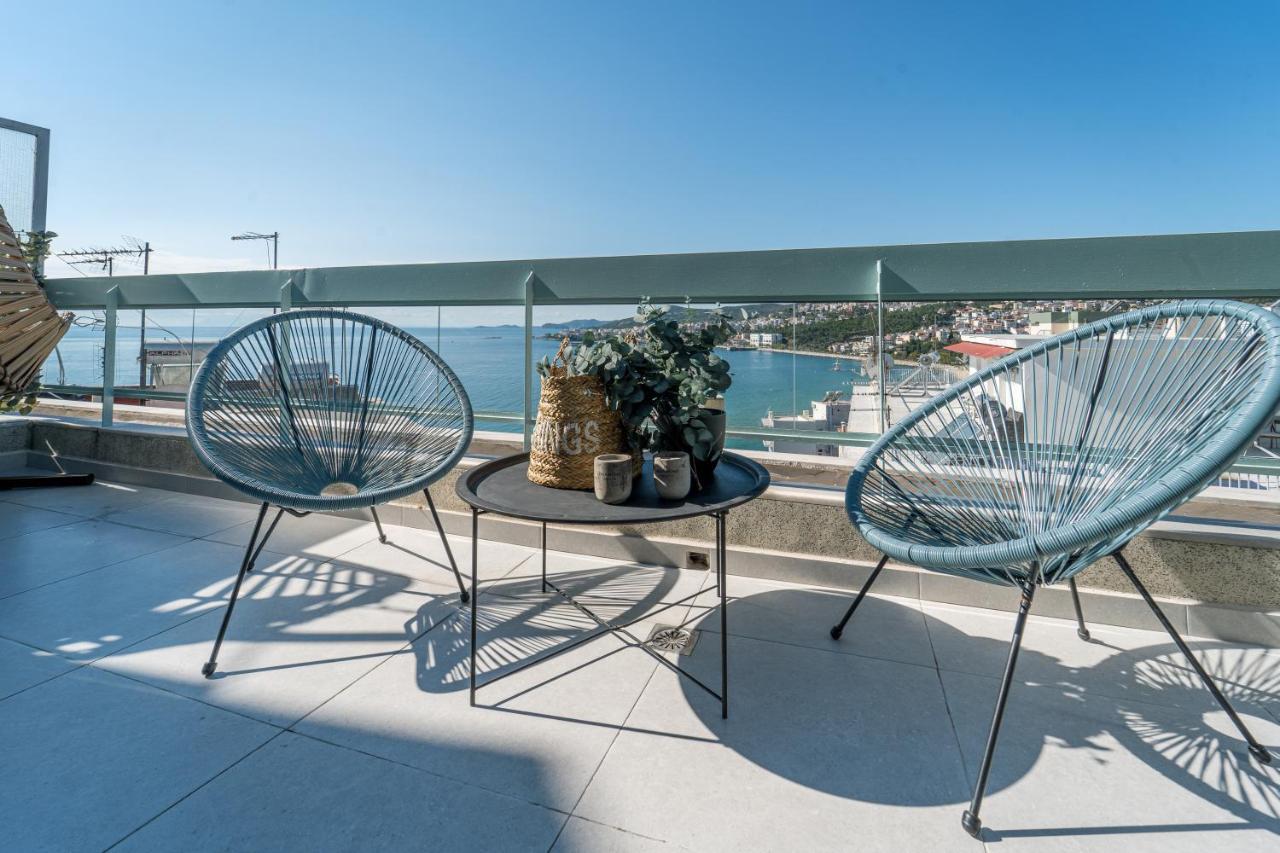 Aura Celestia Apartment Kavala Bagian luar foto