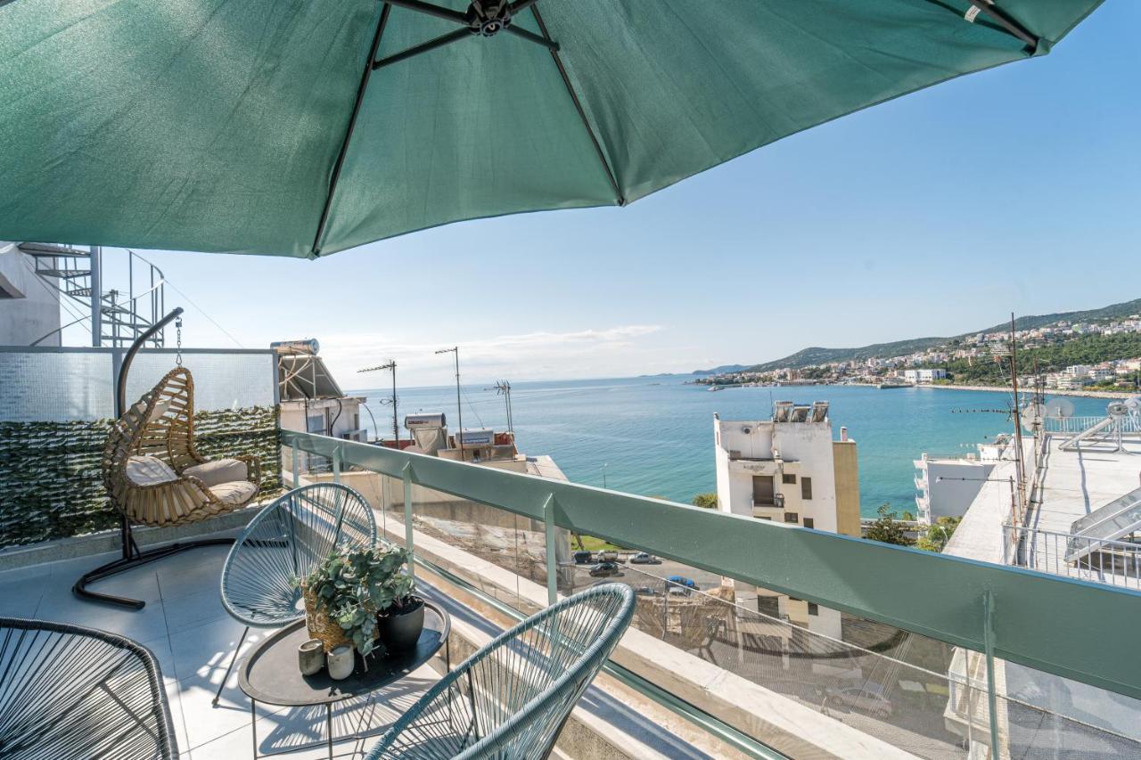 Aura Celestia Apartment Kavala Bagian luar foto
